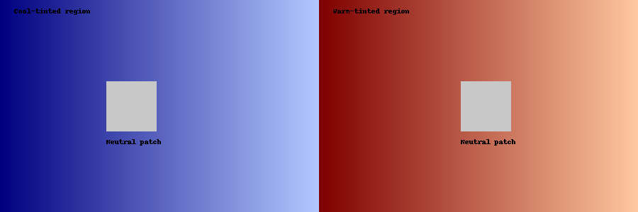 Human color constancy: how context affects perceived color